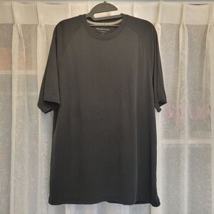 Tommy Bahama Island Soft Short Sleeve Shirt Ribbed Black Size Medium NWOT